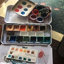 Il mio progetto del corso: Preparazione di acquerelli artigianali. Arts, Crafts, Fine Arts, Painting, Watercolor Painting, DIY, and Color Theor project by VALERIA WASER - 07.18.2021