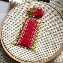 Mi Proyecto del curso: Letras bordadas: el hilo como herramienta gráfica. Embroider project by Lily Portius Yáñez - 07.19.2021