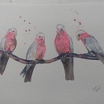 My project in Artistic Watercolor Techniques for Illustrating Birds course. Traditional illustration, Watercolor Painting, Realistic Drawing, and Naturalistic Illustration project by Sujatha Harding - 07.19.2021
