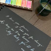 My project in English Calligraphy from A to Z course. Calligraph project by natashapkartika - 07.19.2021