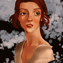 My project in Digital Fantasy Portraits with Photoshop course. Traditional illustration, Drawing, Digital Illustration, Portrait Drawing, Digital Drawing, and Digital Painting project by Diep Hoang - 06.28.2020