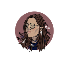 Meu projeto do curso: Retrato ilustrado com elementos botânicos. Un progetto di Illustrazione tradizionale, Illustrazione digitale, Illustrazione botanica e Disegno digitale di JULIANA PEGLOW HEIN - 16.07.2021