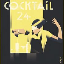 Presenting my Project in Art Deco Style for Digital Illustration Course - COCKTAIL @$. Un progetto di Illustrazione tradizionale, Belle arti, Design di poster , Illustrazione digitale, Direzione artistica, Br, ing, Br e identit di jamoora - 20.07.2021