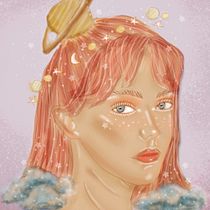 Mi Proyecto del curso: Retratos digitales de fantasía con Photoshop. Traditional illustration, Drawing, Digital Illustration, Portrait Drawing, Digital Drawing, and Digital Painting project by Bernardita Massuh - 07.20.2021