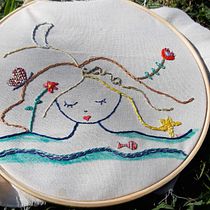 Meu projeto do curso: Técnicas básicas para bordado de letras. Embroider project by erikacoracini22 - 07.21.2021
