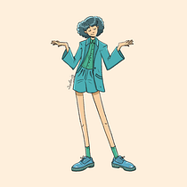 Mi Proyecto del curso: Introducción al diseño de personajes para animación y videojuegos. Un projet de Illustration traditionnelle, Animation, Conception de personnages, Jeux vidéo , et Conception de jeux vidéo de Selene Guzmán Yarce - 18.07.2021