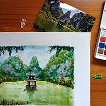 Mi Proyecto del curso: Cuaderno de viaje en acuarela. Traditional illustration, Watercolor Painting, Architectural Illustration, and Sketchbook project by Ana Perez Valdemoro - 07.18.2021