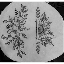 Meu projeto do curso: Tatuagem para principiantes. Tattoo Design project by Fabiana Ferreira Menezes - 07.18.2021