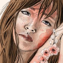 My project in Illustrated Portraits with Procreate course. Ilustração tradicional, Ilustração vetorial, Ilustração digital, e Desenho de retrato projeto de viona_sachniwits - 19.07.2021