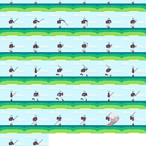 Mi Proyecto del curso: Animación de personajes en pixel art para videojuegos  Ein Projekt aus dem Bereich Animation von Figuren, Videospiele, Pixel Art und Videospielentwicklung von María José Girón Isidro - 21.07.2021
