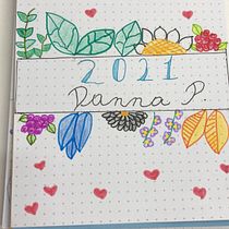 Mi Proyecto del curso:  Bullet journal creativo: planificación y creatividad . Un projet de Illustration traditionnelle, Lettering, Dessin , et Lettering manuel de Danna Paredes - 19.07.2021
