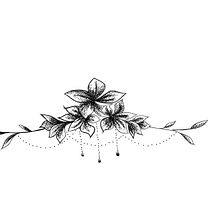 My project in Blackwork Tattoo Design course. Un projet de Illustration traditionnelle, Illustration numérique , et Conception de tatouage de Frederico Ramos - 16.07.2021