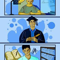 My first drawing. Traditional illustration, Comic, and Manga project by trinalkarunaratne - 07.21.2021