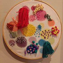 Mi Proyecto del curso: Técnicas básicas de bordado y acuarela. Painting, Watercolor Painting, and Embroider project by sandymmster - 05.27.2021