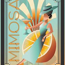 My project in Art Deco Style for Digital Illustration course. Un progetto di Illustrazione tradizionale, Belle arti, Design di poster  e Illustrazione digitale di Jenna Conde - 20.07.2021