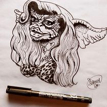 Mi Proyecto del curso: Diseño de tatuajes Blackwork. Un projet de Illustration traditionnelle, Illustration numérique , et Conception de tatouage de Samuel Garrido Frances - 21.07.2021