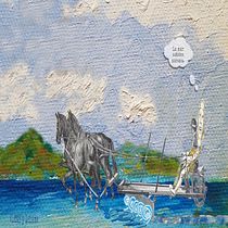 My project in Illustration Using Mixed Techniques: Fantastic Binomials.. Un projet de Peinture, Collage, Dessin artistique, Peinture acr , et lique de ylezama - 15.07.2021
