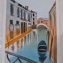 Mi Proyecto del curso: Paisajes urbanos en acuarela. Un projet de Beaux Arts, Aquarelle et Illustration architecturale de xiomaracastano - 21.07.2021