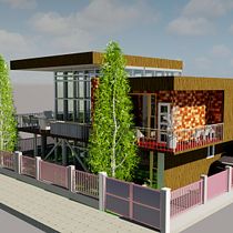 Mi Proyecto del curso: Diseño y modelado arquitectónico 3D con Revit DARWIN MENDOZA. Projekt z dziedziny 3D,  Architektura, Architektura wnętrz,  Modelowanie 3D, Architektura c, frowa i Wizualizacja architektoniczna użytkownika dands121018 - 20.07.2021