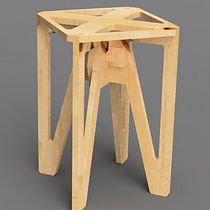Introducción al diseño de mobiliario con router CNC: Eugenio Ruiz Hellemann. Un progetto di Design e creazione di mobili, Design industriale, Product design e Falegnameria  di Eugenio Ruiz Hellemann - 16.07.2021