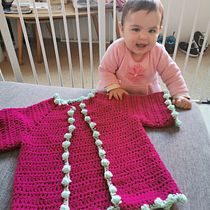 Mi Proyecto del curso:  Top-down: prendas a crochet de una sola pieza. Un progetto di Fashion design, Fiber Art, DIY e Uncinetto di mabelantonieta - 22.07.2021