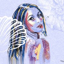 Illustrated Portraits. Ilustração tradicional, Ilustração vetorial, Ilustração digital, e Desenho de retrato projeto de Maria Kammerzel - 22.07.2021