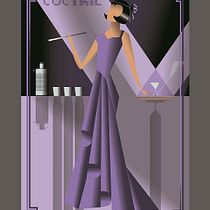 My project in Art Deco Style for Digital Illustration course. Un progetto di Illustrazione tradizionale, Belle arti, Design di poster  e Illustrazione digitale di marek_6 - 21.07.2021