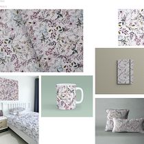 Mi Proyecto del curso: Creación de marca basada en tus propios estampados. Traditional illustration, Br, ing, Identit, Graphic Design, Pattern Design, Fashion Design, and Botanical Illustration project by Laura Mavers - 07.15.2021