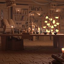 My project for course: Creation of 3D Scenes from Scratch in Maya. Een project van 3D,  3D-modellering y  3D-ontwerp van Mauricio Gonzalez Soto - 22.07.2021