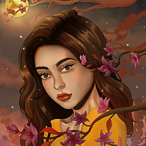 Mi Proyecto del curso: Retratos digitales de fantasía con Photoshop. Ilustração tradicional, Desenho, Ilustração digital, Desenho de retrato, Desenho digital, e Pintura digital projeto de Luisa Anahí Pérez López - 22.07.2021