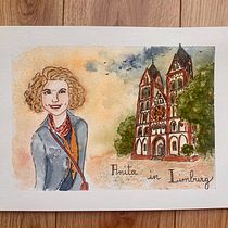 Mi Proyecto del curso: Sketching artístico en acuarela: atrévete a expresar tus ideas . Traditional illustration, Sketching, Creativit, Drawing, Watercolor Painting, and Sketchbook project by Pascale Colin - 07.23.2021
