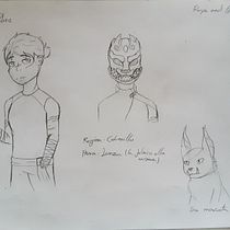 Mi Proyecto del curso: Creación de personajes manga. Traditional illustration, Character Design, Comic, and Manga project by irenebandicoot - 07.23.2021