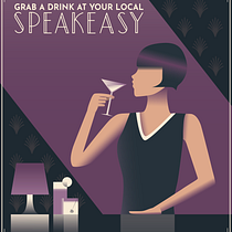 My project in Art Deco Style for Digital Illustration course. Un progetto di Illustrazione tradizionale, Belle arti, Design di poster  e Illustrazione digitale di Nicholas - 26.07.2021