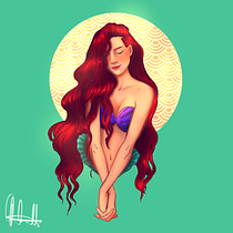 Meu projeto do curso: Retrato de personagens femininas com Procreate. Projekt z dziedziny Trad, c, jna ilustracja, Ilustracja c, frowa, R, sunek c i frow użytkownika Abhener Lucas Vinissius Castro - 02.11.2020