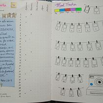 Mi Proyecto del curso:  Bullet journal creativo: planificación y creatividad . Un projet de Illustration traditionnelle, Lettering , et Dessin de Mariangely Piñero Pérez - 31.07.2021