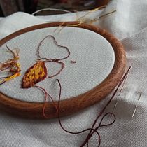 Mi Proyecto del curso: Técnicas de bordado realista. Traditional illustration, and Embroider project by Beatriz Pérez Peiró - 07.24.2021