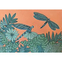 My project in Creative Drawing with Ink and Gouache course. Un projet de Illustration traditionnelle, Créativité, Dessin, Dessin artistique, Peinture acr, lique, Illustration à l'encre , et Peinture gouache de Katrien - 24.07.2021