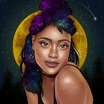 My project in Digital Fantasy Portraits with Photoshop course. Ilustração tradicional, Desenho, Ilustração digital, Desenho de retrato, Desenho digital, e Pintura digital projeto de carley130 - 24.07.2021