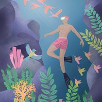 Mi Proyecto del curso: Procreate: técnicas de ilustración creativa. Un progetto di Illustrazione tradizionale, Illustrazione digitale e Disegno digitale di Silvana Caravantes - 24.07.2021