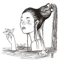Mi Proyecto del curso: Técnicas de dibujo tradicional con Procreate. Traditional illustration, Drawing, Digital Illustration, Portrait Drawing, and Digital Drawing project by Anahit Paula - 06.23.2021