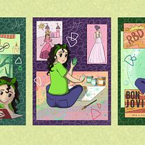 Mi Proyecto: La soledad y su armonía, Ilustración digital con influencia manga. Traditional illustration, Comic, Digital Illustration, Stor, telling, Narrative, and Manga project by Cynthia Arriagada Valdés - 07.24.2021