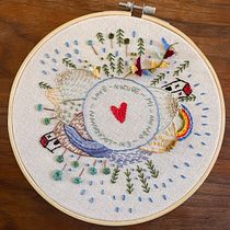 Mi Proyecto del curso: Técnicas básicas de bordado: puntadas, composiciones y gamas cromáticas. Accessor, Design, Costume Design, Embroider, and Color Theor project by animartintorres - 07.25.2021