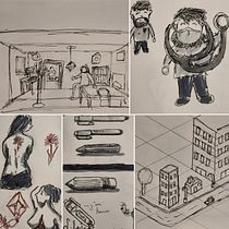 Mi Proyecto del curso: El arte del sketching: transforma tus bocetos en arte. Traditional illustration, Pencil Drawing, Drawing, and Sketchbook project by garyobando - 07.25.2021