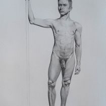 My project in Realistic Human Figure Drawing course. Traditional illustration, Fine Arts, Sketching, Pencil Drawing, Drawing, Realistic Drawing, and Figure Drawing project by Krisztina Hepp - 07.25.2021