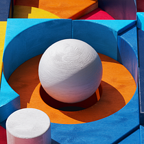 My project in Applied Color for 3D Design and Animation course. Een project van  Ontwerp, 3D, 3D-animatie,  3D-modellering,  3D-ontwerp, Digitaal ontwerp y Kleurentheorie van Constantin Calcatinge - 23.07.2021