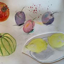 My project in Illustrating Nature: A Creative Exploration course. Traditional illustration, Painting, Drawing, Watercolor Painting, Ink Illustration, and Naturalistic Illustration project by tweetiesewell - 07.19.2021