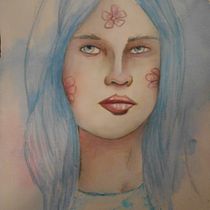 Mon projet du cours : Portraits à l'aquarelle expressifs. Traditional illustration, Fine Arts, Painting, Watercolor Painting, and Portrait Drawing project by patricia LACANNE - 08.31.2021
