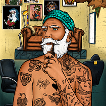 Mi Proyecto del curso: Diseño de tatuaje de autor con Procreate. Un progetto di Illustrazione tradizionale, Graphic design, Disegno, Illustrazione digitale, Design di tatuaggi e Disegno digitale di Carlos Martínez - 25.07.2021