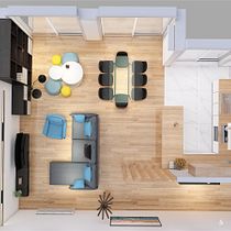 Meu projeto do curso: Design de interiores do início ao fim. Un projet de Architecture d'intérieur, Design d'intérieur , et Décoration d'intérieur de Rodrigo Gonçalves - 15.07.2021