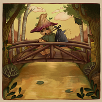Mi Proyecto del curso: Ilustración digital con volumen y textura /2Nom_Nom/. Ilustração tradicional, Ilustração digital, Desenho digital, e Pintura digital projeto de Alan Oviedo - 20.07.2021